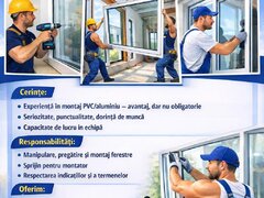 Montatori tamparie PVC&aluminiu